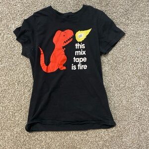 black dino shirt